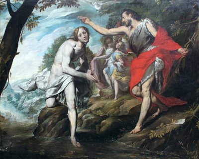 Baptism of Jesus Christ by Giovanni Battista Crespi